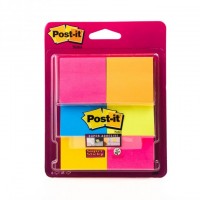 Post-it® Super Sticky Notes Assorted Colors 6916S-YPOB. 2in x 2in (47.6 mm x 47.6 mm). 90 sheets/pad, 6 pads/pack