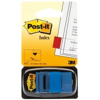 Post-it® Flags Blue Color 680-2. 1 x 1.7 in (25.4 mm x 43.2 mm) 50 flags/pack