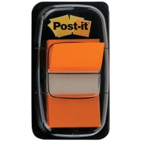 Post-it® Flags Orange Color 680-4. 1 x 1.7 in (25.4 mm x 43.2 mm) 50 flags/pack