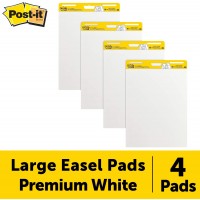 Post-it® Super Sticky Easel Pad 559. 25 x 30 in (77.5 x 63.5cm), White Paper, 30 Sheets/Pad