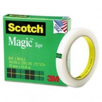 Scotch® Magic™ Tape in Box 810-3472. 3/4 x 72 yd (19mm x 66m). 1 roll/box