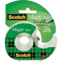Scotch® Magic™ Tape in Dispense8-1925D. 3/4 x 27 yd (19mm x 25m). 1 roll/dispenser