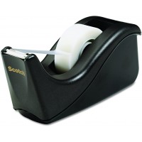 Scotch® Desktop Dispenser Black C60 BK. Include 1 Magic™ tape 19mm x 33m. Up to 36 yd (33m) rolls. 1 dispenser/pack