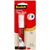 Scotch® Glue Stick permanent white 6008. 0.28 oz (8gr.), 1 stick/pack