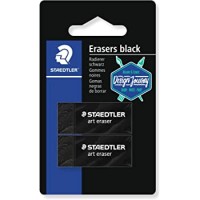 Rasoplast Eraser Black Bls 2 pcs