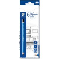 Mars Lumograph Pencil Jumbo Bx 6 pcs