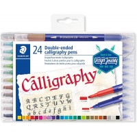 Calligraphy Pen Double end Set=24 col