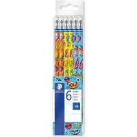 Graphite Pencils Comic Bls 6pcs