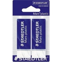Mars Plastic Eraser Bls=2 pcs