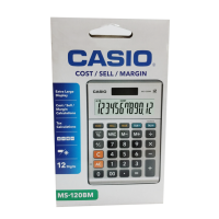 CASIO Calculator – MS 120BM
