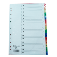 DELUXE – A4 (1-15) Color Dividers
