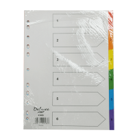 DELUXE – A4 (1-6) Color Dividers