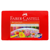 Faber Castell – COLOR PENCILS, SET OF 36 PCS with METAL CASE