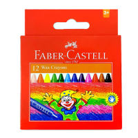 Faber Castell –  WAX CRAYONS, SET OF 12 PCS. (Copy)
