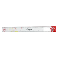 Omega – PLASTIC RULER (30 cm)