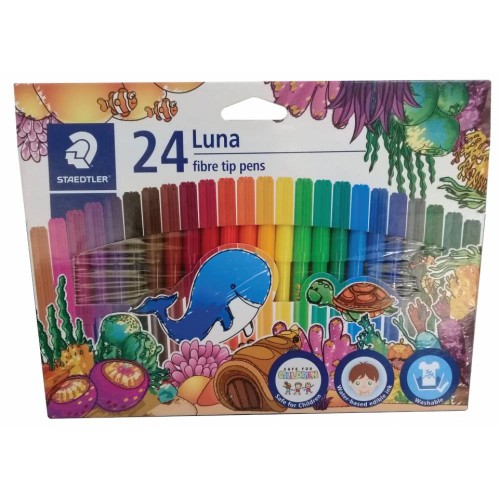 Luna Fibre-Tipped Pen 24 col