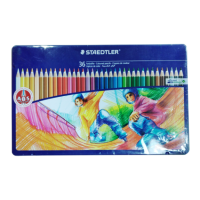 Staedtler – COLOR PENCIL, SET OF 36 with METAL CASE