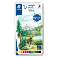 Coloured pencil permanent  MetalBx 12col