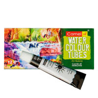 CAMEL – WATER COLOR TUBES – 12 Colors
