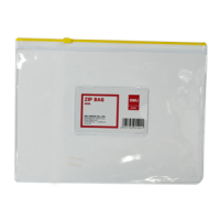 DELI – CLEAR ZIPPER BAG(A5) – 5524