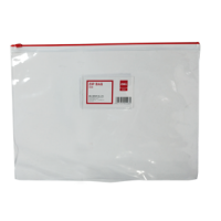 DELI – CLEAR ZIPPER BAG(A4) – 5526