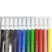 FABER CASTELL – FIBRE TIP COLOR PENS – 12 Colors