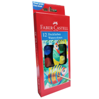 FABER CASTELL – WATER COLOR CAKES – 12 Colors