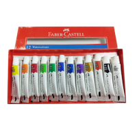 FABER CASTELL – WATER COLOR TUBES – 12 Colors