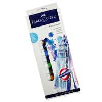 FABER CASTELL – WATER COLOR TUBES (UNDERGROUND)  – 12 Colors