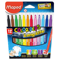 MAPED – COLOR’PEPS (LONGLIFE) – 12 Colors