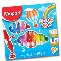 MAPED – COLOR’PEPS (MY FIRST JUMBO) – 12 Colors