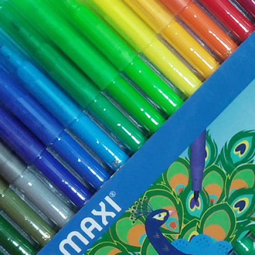 MAXI – FIBRE TIP PENS – 24 Colors – Ay stationery