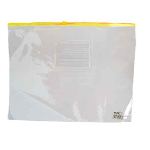MODEST - CLEAR ZIPPER BAG(A4) - T57