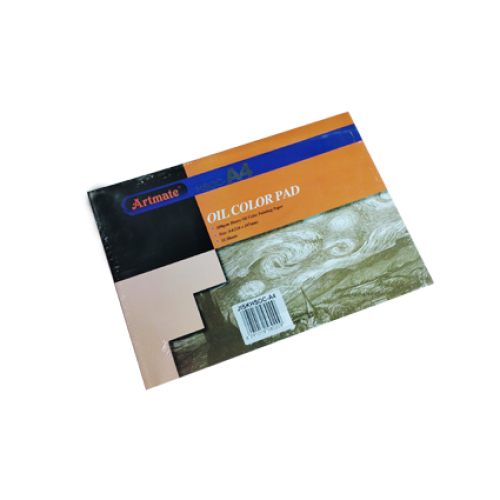 ARTMATE - OIL COLOR PAD - A4 (12 Sheets) - 200gsm THICKER PAPER