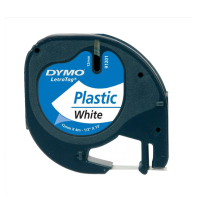 DYMO  TP 12mmX4M LT Plastic White (91201) – DYS0721610