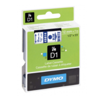 DYMO TP 12mmX7M Blue/White D1 (45014) – DYS0720540