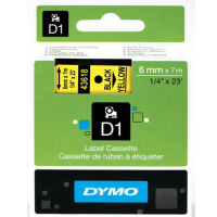 DYMO TP 6mmX7M Yellow D1 (43618) – DYS0720790