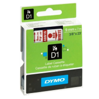 DYMO TP 9mmX7M Red/White D1 (40915) – DYS0720700
