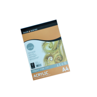 DALER ROWNEY – ACRYLIC PAPER PAD – A4 (16 Sheets) – 190gsm LINEN TEXTURE