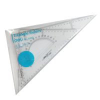 DELI -TRIANGLE RULERS (2 PCS) – 6430