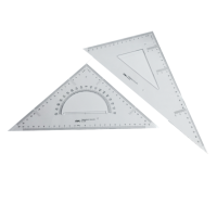 DELI -TRIANGLE RULERS (2 PCS) – 6430