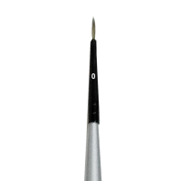 DYNASTY – BLACK SILVER BRUSH (ROUND) – NO 0