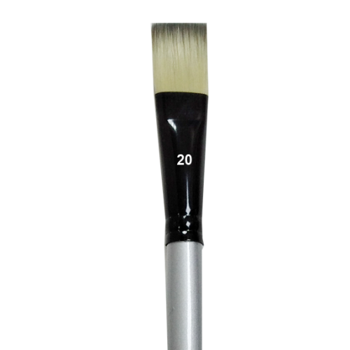 DYNASTY - BLACK SILVER BRUSH (FLAT) - NO 20 - Image 2