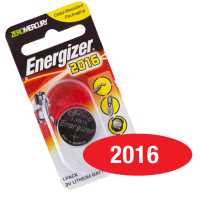 ENERGIZER (3v LITHIUM) – CR2016  – 2204055