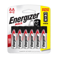 ENERGIZER(Max) – AA (4+2) – 3481 M