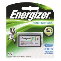 ENERGIZER  –  RECHARGE BATTERY (9V) – 2192167