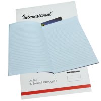 FIS – SINGLE LINE EXERCISE NOTE BOOK  – A4 (160 Pages)