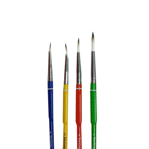 FABERCASTEEL - TRI GRIP - SYNTHETIC HAIR BRUSHES (4 Pcs / PKT) - Image 2
