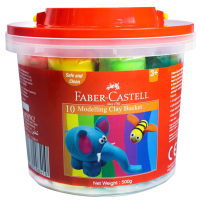 FABER CASTELL – MODELLING CLAY – 10 COLORS