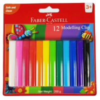 FABER CASTELL – MODELLING CLAY – 12 COLORS